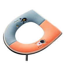 Load image into Gallery viewer, 3pcs Toilet Seat Cover Pads Cushion Household Zipper Winter    Thicker
