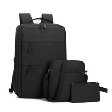 Load image into Gallery viewer, 3-Piece Computer Bag Business Men&#39;s and Women&#39;s Backpacks
