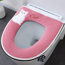 Load image into Gallery viewer, 3pcs Toilet Cushion Seat Cushion All-Season Cute Erasable Zipper Household
