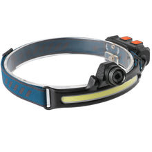 Load image into Gallery viewer, Head Light Cob Strong Light Type-c Rechargeable Riding Induction Electric Display Zoom
