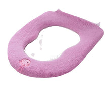 Load image into Gallery viewer, 3pcs Toilet Seat Thickened  Square Pear-Shaped Cushion Toilet Seat Cover
