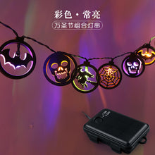 Load image into Gallery viewer, 2x Halloween Xmas Christmas Gifts Decoration Led Spider Net Light Atmosphere Layout Ghost Festival Props
