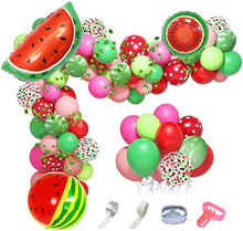 Load image into Gallery viewer, 110PCs Watermelon Set Hawaiian Party Decoration Balloon Birthday Party Wedding Decoration
