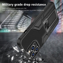 Load image into Gallery viewer, Black Red Full-Covered Silicone Phone Case for iPhone 13 mini /Pro
