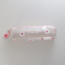 Lade das Bild in den Galerie-Viewer, 20 * 6cm Cute Simple Transparent PVC Printing Pencil Case Pencil Bag Pencil Case for Student Girl
