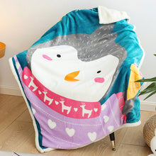 Load image into Gallery viewer, Berber Fleece Blanket Air Conditioning Blanket Sofa Blanket Thickened Children's Double-Layer Flannel
