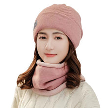 Lade das Bild in den Galerie-Viewer, Warm Winter Knit Beanie Hats Women's All-Matching Woolen Fleece-Lined Korean Style Cycling Earflaps Unisex
