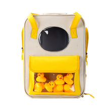 Load image into Gallery viewer, Cute Cat Bag Outdoor Portable Kitten Backpack Large Capacity Breathable Canvas Bag
