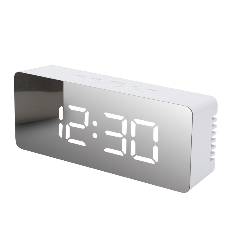 Smart Multi-Function Alarm Clock LED Display Mirror Student Children Digital Electronic Clock