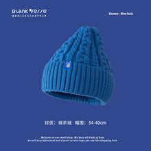Load image into Gallery viewer, Warm Winter Knit Beanie Hats Autumn and Winter Korean Style Fashion Windproof Woolen Cap Women Unisex
