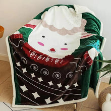 Lade das Bild in den Galerie-Viewer, Double Layer Thickened Cartoon Lambswool Flannel Children's Blanket Baby Blanket Gift Blanket
