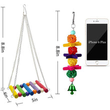 Lade das Bild in den Galerie-Viewer, Safe Non-Toxic Bird Toys Parrot Bird Mirror Frosted Standing Board Set
