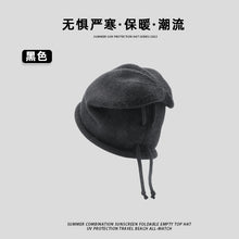 Load image into Gallery viewer, Warm Winter Knit Beanie Hats Fashion  Autumn and Winter Travel Pure Color All-Matching Breathable Ear Protection Confinement Unisex
