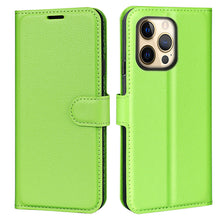 Load image into Gallery viewer, 9-Color Leather Flip Phone Case for iPhone 13
