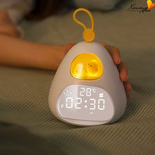 Load image into Gallery viewer, Smart Multi-Function Alarm Clock LED Display Cartoon Bird USB Charging Bedside Small Night Lamp for Kids
