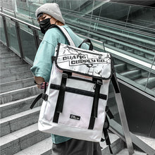 Lade das Bild in den Galerie-Viewer, Backpack Flip  Large Capacity Travel Fashion Leisure Niche Personality  Male College Student School Bag
