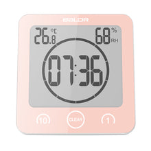 Load image into Gallery viewer, Smart Multi-Function Alarm Clock LED Display Indoor Home Bathroom Temperature Moisture Meter Home Alarm Clock
