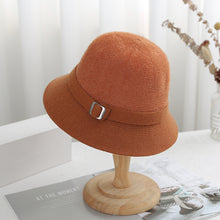 Lade das Bild in den Galerie-Viewer, Warm Winter Knit Beanie Hats 2021  Women's Solid Color Stitching Cashmere Fisherman Sunshade Unisex
