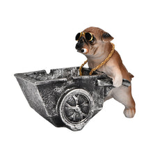 Lade das Bild in den Galerie-Viewer, Ashtray Social Dog Creative Trend Prevent Fly Ash Home Living Room Office Smoke-Proof Resin Decorations

