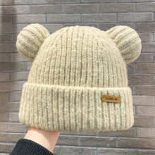 Load image into Gallery viewer, Warm Winter Knit Beanie Hats Hat Women Korean Ins Cute Ears Autumn and Winter Thickening Wool Unisex
