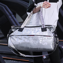 Load image into Gallery viewer, Large Capacity Graffiti Yoga Sports Bag with Shoe Position Leisure Travel Bag

