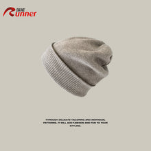 Load image into Gallery viewer, Warm Winter Knit Beanie Hats Thickened Earflaps Wool Simple Solid Color Pullover for Women Unisex

