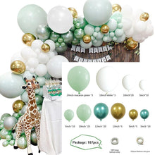 Load image into Gallery viewer, 108pcs Mint Green Balloon Set Birthday Party Wedding Decoration
