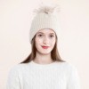 Lade das Bild in den Galerie-Viewer, Warm Winter Knit Beanie Hats Foreign Trade European and American  Solid Color Twisted Hat for Women Unisex
