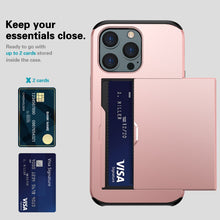 Load image into Gallery viewer, Sliding Cover Card 2-in-1 Phone Case for iPhone 13 Mini / Pro

