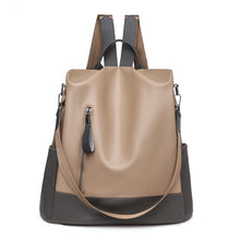 Load image into Gallery viewer, Backpack  Fashion Soft Leather Large Capacity travel  Dual-Use Shoulder Bag Fashion
