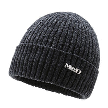Load image into Gallery viewer, Warm Winter Knit Beanie Hats Cycling Cover Chenille Fleece-Lined Thickened Wool Scarf Unisex
