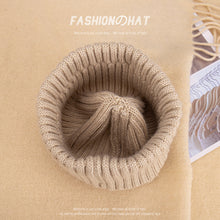 Load image into Gallery viewer, Warm Winter Knit Beanie Hats Autumn and Winter  Korean Style Embroidered Hat Unisex
