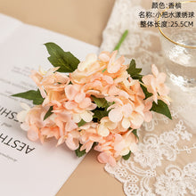 Load image into Gallery viewer, 3Pcs Small Handle Shui Yang Hydrangea Artificial Fake Flower Plants Home Decoration Wedding Bouquet
