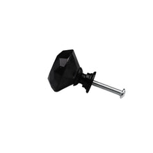 Load image into Gallery viewer, 10Pcs Black Crystal Diamond Handle Single Hole 30mm Furniture Handle Wardrobe Drawer Door Handle
