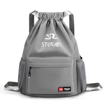 Lade das Bild in den Galerie-Viewer, Folding Gym Bag Training Backpack Drawstring Bag Drawstring Bag Basketball Bag
