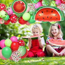 Load image into Gallery viewer, 110PCs Watermelon Set Hawaiian Party Decoration Balloon Birthday Party Wedding Decoration
