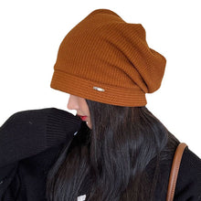 Lade das Bild in den Galerie-Viewer, Warm Winter Knit Beanie Hats Net Red Face Little Autumn Winter Ear Protection Big Head Circumference Fashion Toe Cap Unisex
