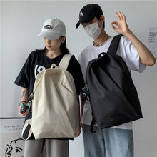 Lade das Bild in den Galerie-Viewer, Backpack Men's Simple Korean Style Fashion Trend Early High School and College Student Schoolbag Travel
