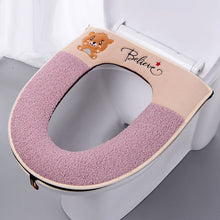 Load image into Gallery viewer, 3pcs Toilet Seat Cushion Household Extra Thick B Hle Plush Four Seasons
