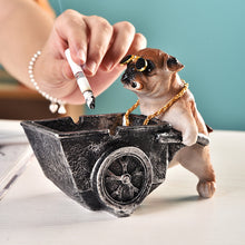 Lade das Bild in den Galerie-Viewer, Ashtray Social Dog Creative Trend Prevent Fly Ash Home Living Room Office Smoke-Proof Resin Decorations
