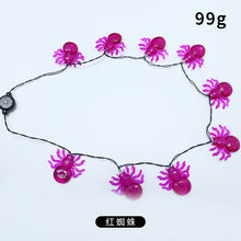 Lade das Bild in den Galerie-Viewer, 2x Halloween Xmas Christmas Gifts Decoration2022 New Lighting Chain Bat Necklace
