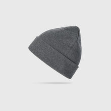 Lade das Bild in den Galerie-Viewer, Warm Winter Knit Beanie Hats Simple Black Men's Big Head Circumference Fashion Women Unisex
