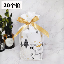 Lade das Bild in den Galerie-Viewer, 2x Halloween Xmas Christmas Gifts Decoration Ribbon Drawstring Bag Gift Candy Grocery Bag
