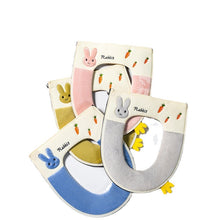 Load image into Gallery viewer, 3pcs Toilet Mat Cartoon Winter Thickened Fleece Toilet Seat Cover Four Seasons  Zipper
