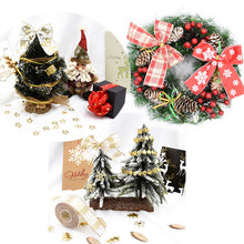 Load image into Gallery viewer, 2PCs Christmas Packing Materials Yarn-Dyed Jacquard 4cm Wide Christmas Meshbelt
