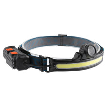 Load image into Gallery viewer, Head Light Cob Strong Light Type-c Rechargeable Riding Induction Electric Display Zoom
