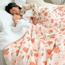 Load image into Gallery viewer, Double-Sided Velvet A- Sided Milk Velvet Blanket B- Sided Berber Fleece Blanket Velvet Blanket Sub-Children's Blanket
