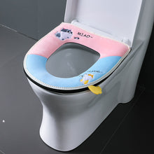 Load image into Gallery viewer, 3pcs Toilet Seat Cover Pads Household Waterproof     Universal Zipper  Washer Heater Band
