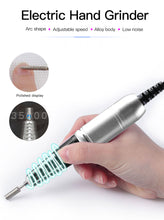 Load image into Gallery viewer, 35000 Rpm Desktop Nail Polishing Machine Low Noise Nail Piercing Device Polishing Nail Polisher

