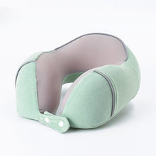 Load image into Gallery viewer, Soft Comfortable Travel Pillow U-Shape Pillow Memory Foam Office Nap
